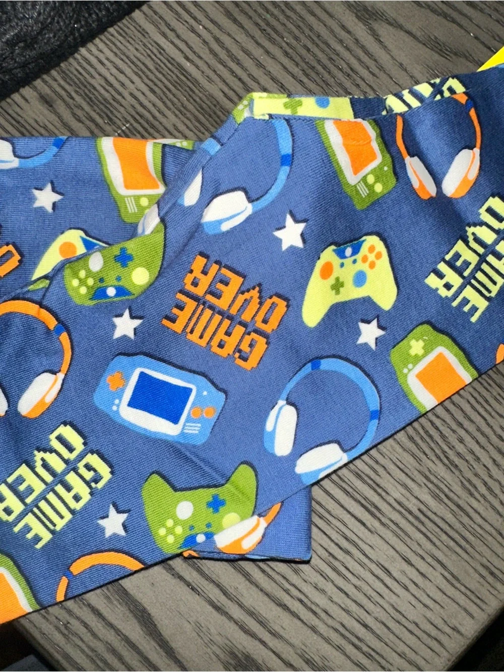 Baby GAP Blue 'Game Over' Graphic Two-Piece Pajama Set - NWT 2 Years